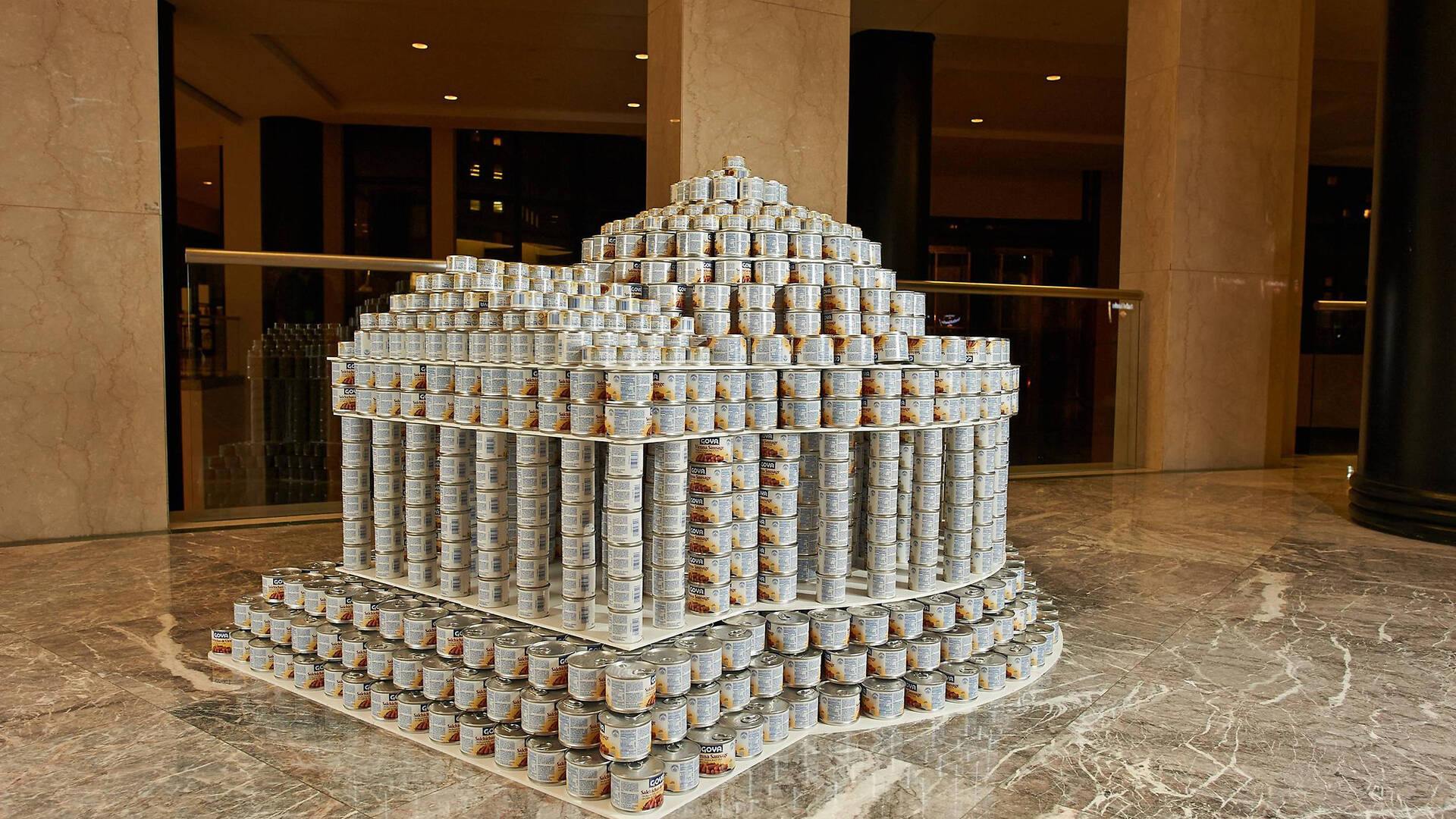 Canstruction is coming back to NYC's Brookfield Place this November