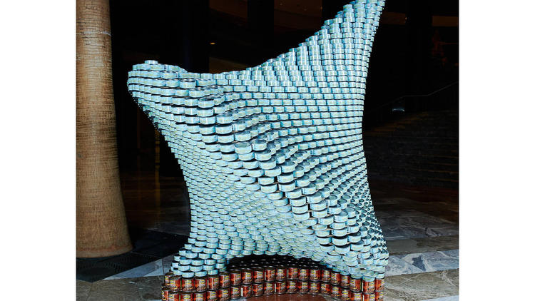 Photograph: Canstruction New York and Kevin Wick Photography