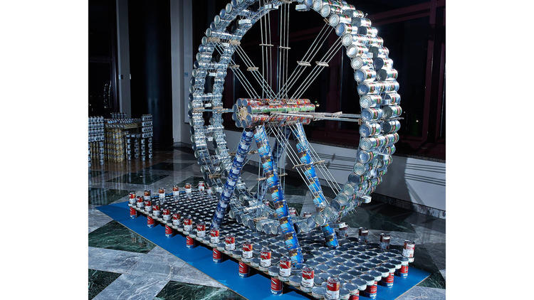 Photograph: Canstruction New York and Kevin Wick Photography