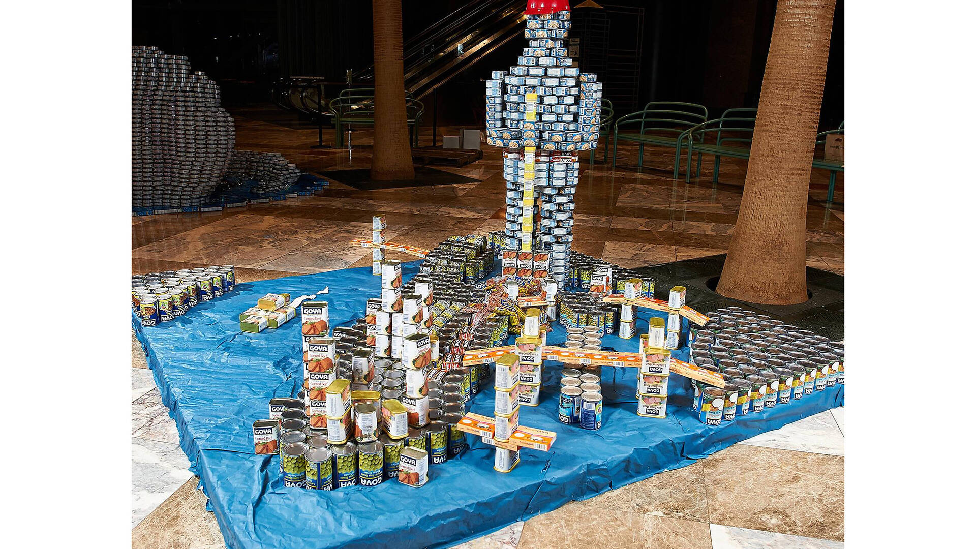 Canstruction is coming back to NYC's Brookfield Place this November