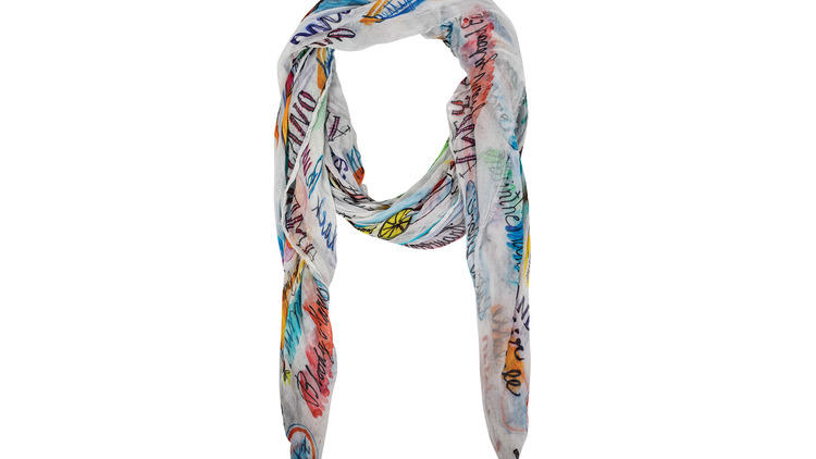 Faliero Sarti cashmere blend scarf, $209 (was $470), at Multidesigner sample sale