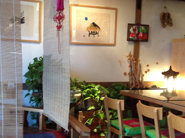 Hwa Sun Ji hwa sun ju, koreatown, cafe, korean cafe