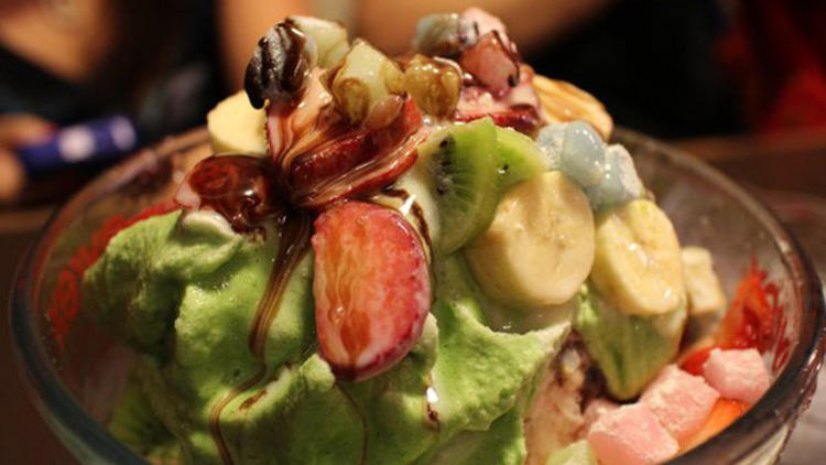 koreatown, korean cafe, cafes,miss coffee, shaved ice