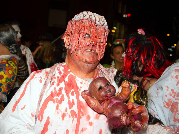 Check out the scariest costumes of the Village Halloween Parade