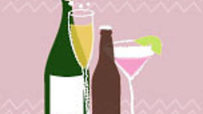 Beer, wine and cocktails Beer, wine and cocktails