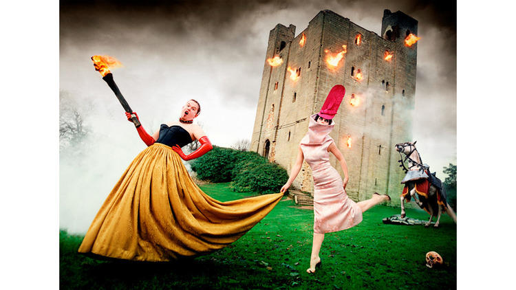 Alexander McQueen and Isabella Blow: Burning Down The House, 1996 (© David LaChapelle Studio, Inc.)