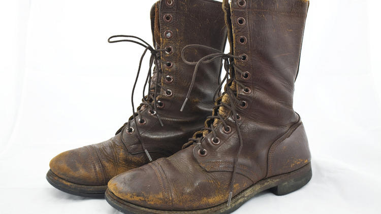 1940s leather work boots, $120 (were $165), at Gentleman’s Vintage Clothing Show