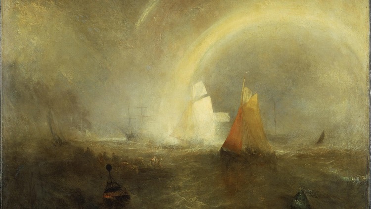 JMW Turner ('The Wreck Buoy' (1807, reworked 1849), © Board of Trustees of the National Museums and Galleries on Merseyside)