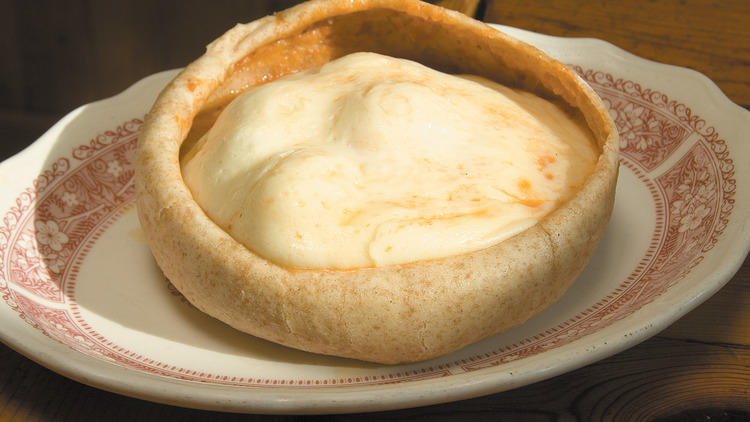 Pizza pot pie at Chicago Pizza and Oven Grinder Co.