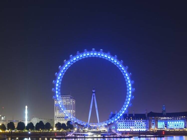 The EDF Energy London Eye at Night