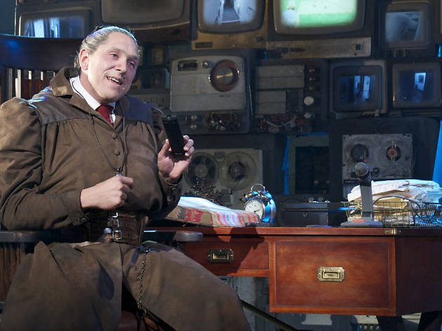 Evil dragged-up headmistress Miss Trunchbull in ‘Matilda the Musical’ Evil dragged-up headmistress Miss Trunchbull in ‘Matilda the Musical’