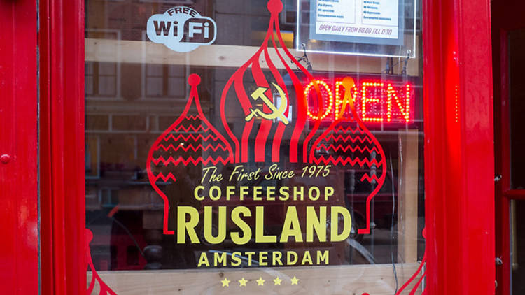 Rusland, Coffeshops, Amsterdam
