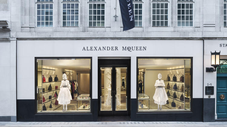 April 2019. London. A View Of The Alexander McQueen Store On Bond Street In  London Stock Photo, Picture and Royalty Free Image. Image 120303838.