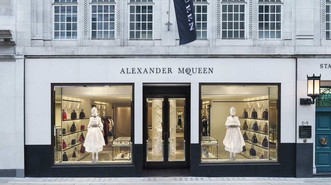 Alexander McQueen  Shopping in Bond Street, London