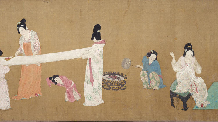 Emperor-Huizong---Court-Ladies-Preparing-Newly-Woven-Silk