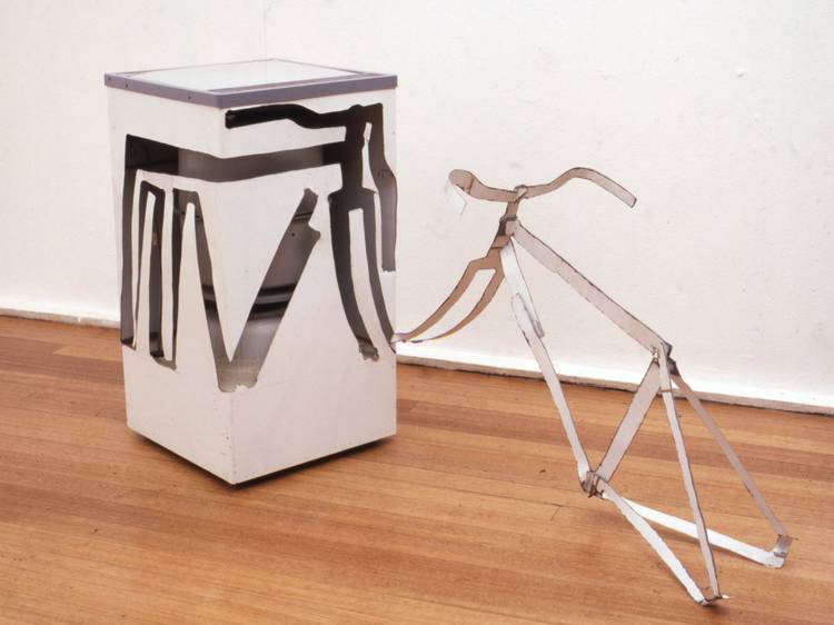 ‘Spin Dryer with Bicycle Frame Including Handlebars’, 1981