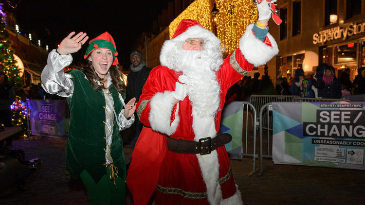 South Street Seaport's Santa Claus