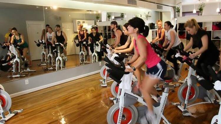 Beginners' cycle class 