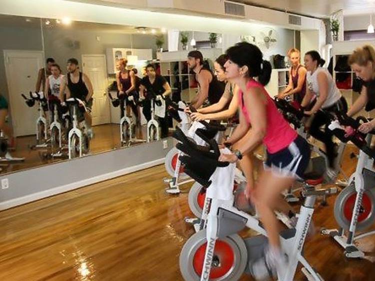 Beginners' cycle class 