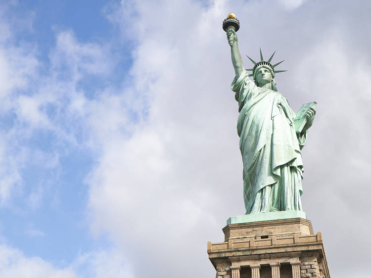 Statue of Liberty in New York City, NY