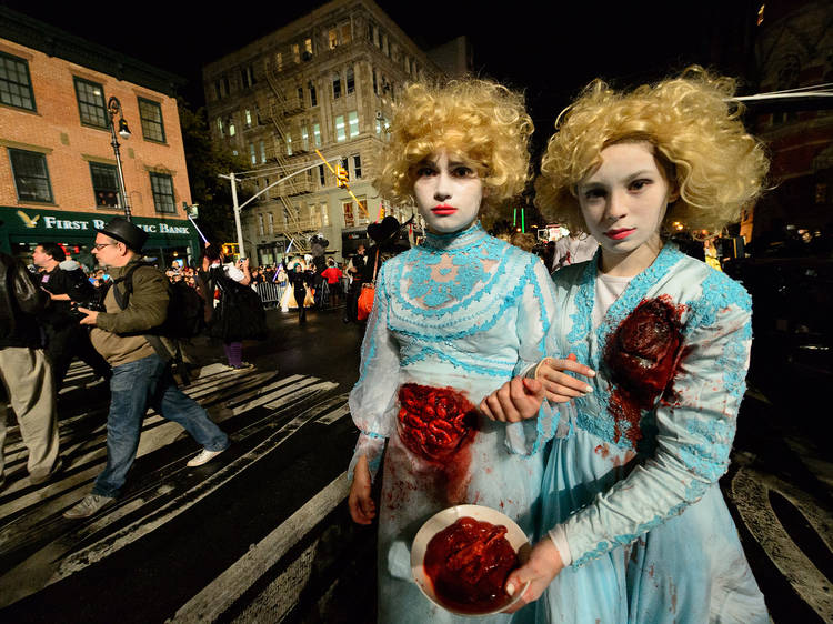 Check out the scariest costumes of the Village Halloween Parade