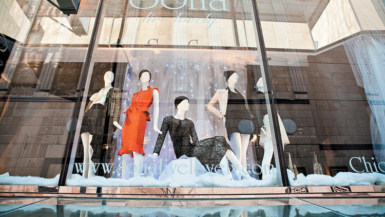 Louis Vuitton Window Display in Macy's - Original