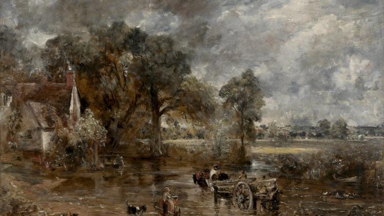 John Constable ('Full-scale study for Hay Wain' c1821. © Victoria and Albert Museum, London)