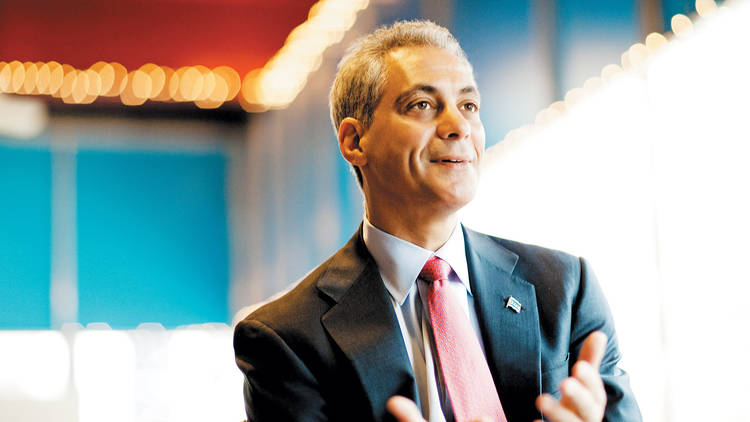 Rahm was forced into a runoff