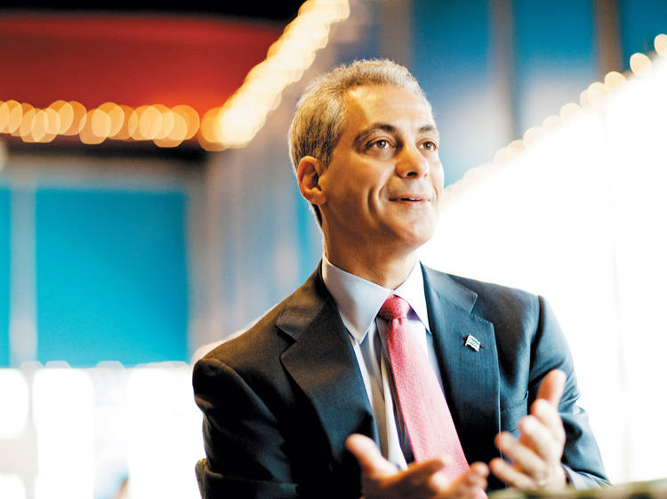 Rahm was forced into a runoff