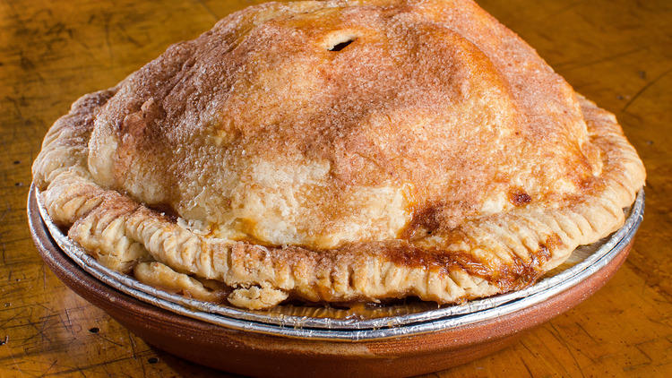 The traditional apple pie at First Slice