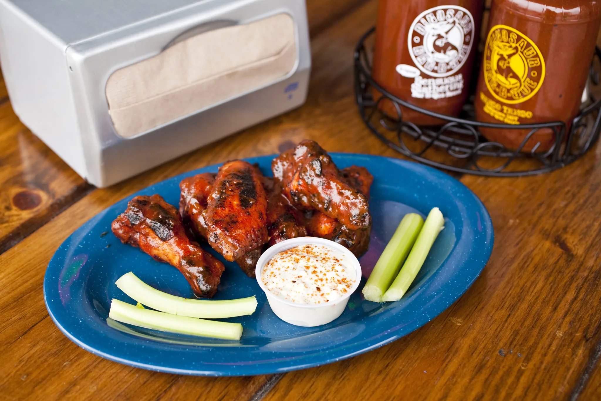 Wango Tango wings at Dinosaur Bar-B-Que