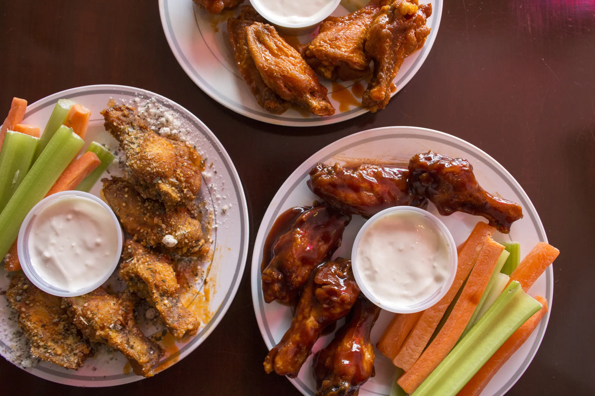 Buffalo wings at Wing Wagon