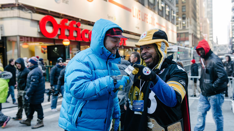 Super Bowl 2014: Times Square turns into Super Bowl Boulevard