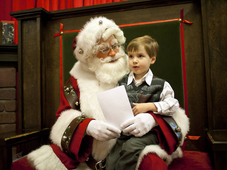 Macy's State Street is one of the best places for a Santa sighting in Chicago.