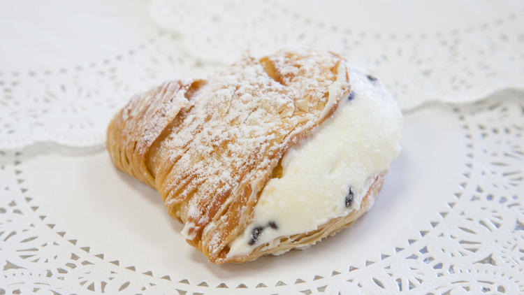 Sfogliatelle at the Sicilian Bakery