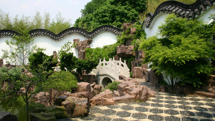 The Chinese Scholars botanical Garden at Snug Harbor