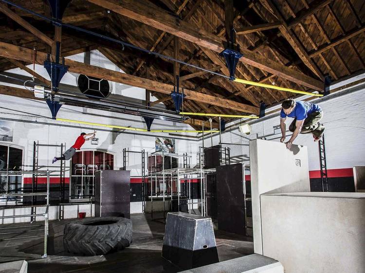 Learn to turn the city into a playground at Parkour Generations