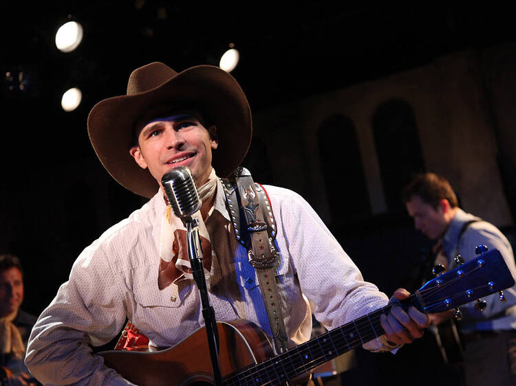 Matthew Brumlow in Hank Williams: Lost Highway at American Blues Theater