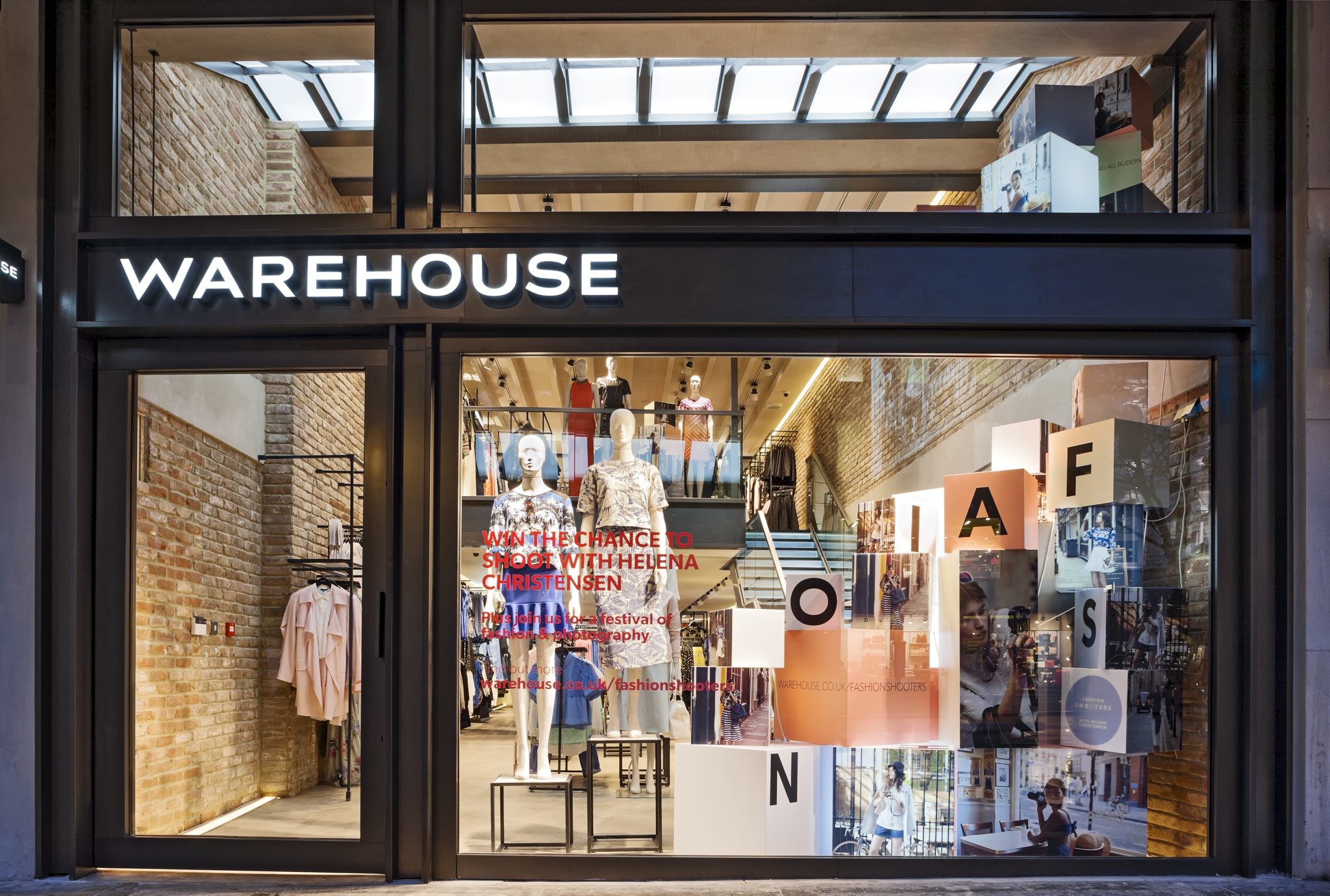 Warehouse Shopping in Oxford Street, London