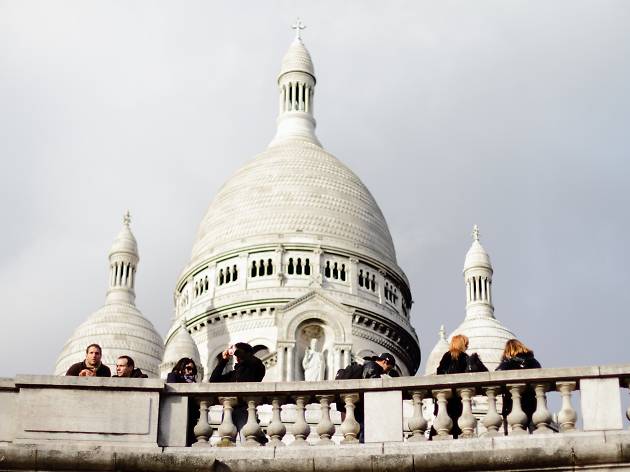 Montmartre ciel Sacré coeur © Emmanuel Chirache