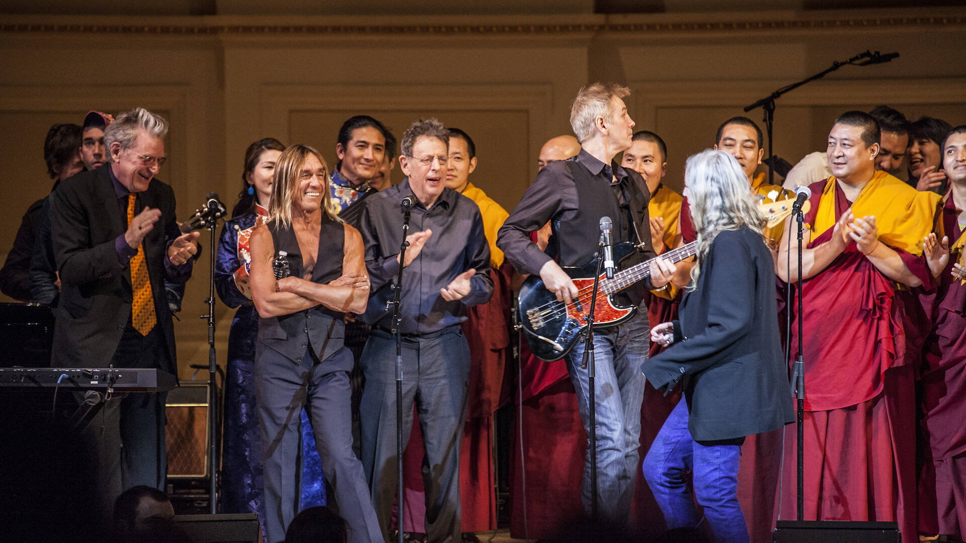 Iggy Pop, Patti Smith and New Order Photos from the Tibet House