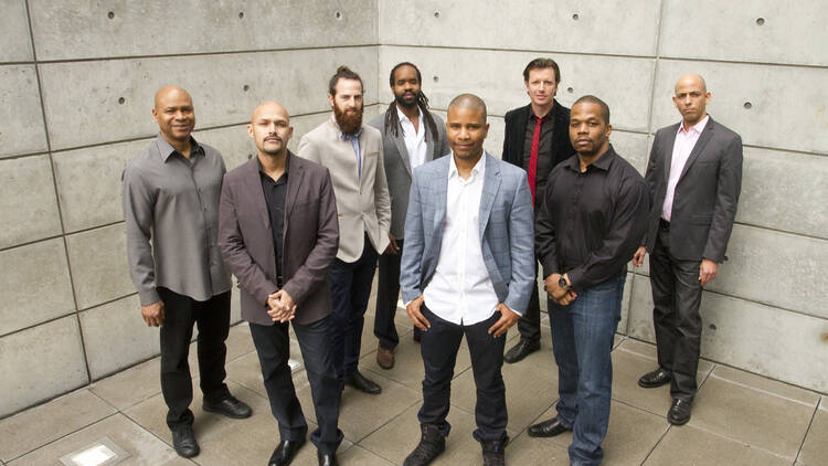 SF Jazz Collective photographed at the SFJazz Center by San Francisco bay area photographer Jamie Tanaka.