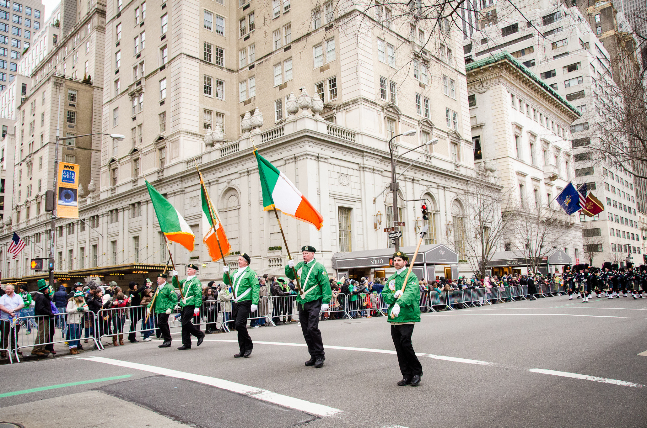 The first St. Patrick's Day parade in the U.S. was actually held