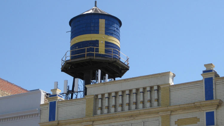 Swedish-American Museum water tower