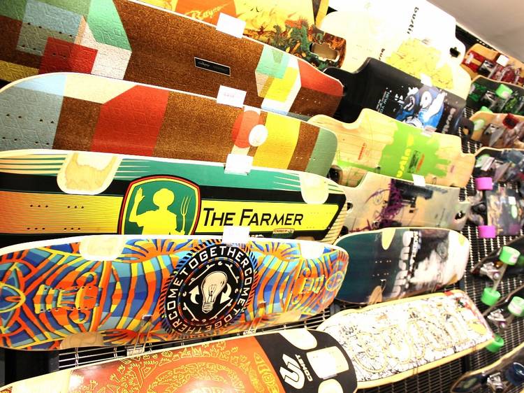 Un skate chez Nomade shop