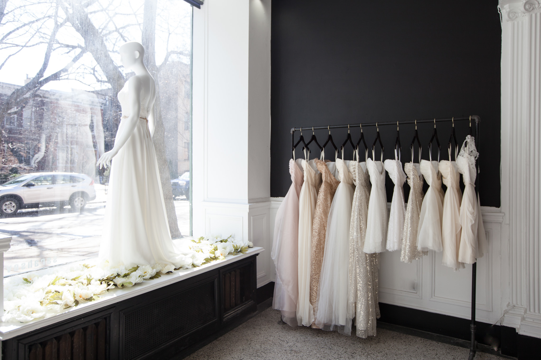 small bridal boutique