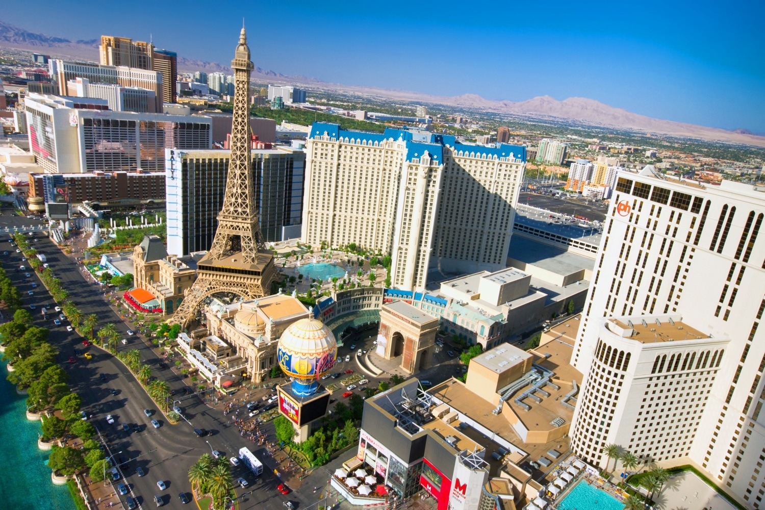 Las Vegas Strip Map For Streets Casinos Hotels On The Strip