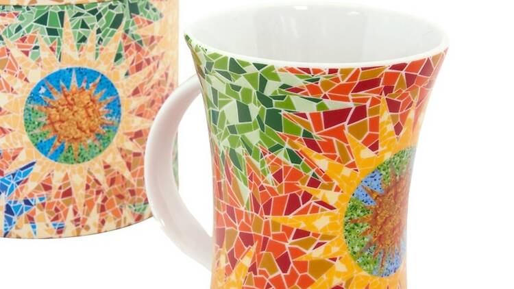 Taza con ‘trencadís’