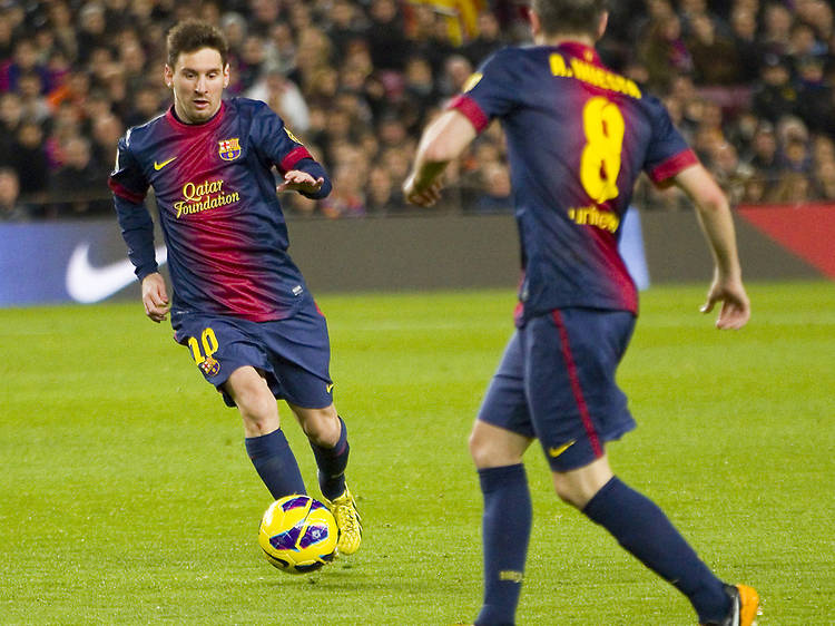 Messi i Iniesta. FC Barcelona