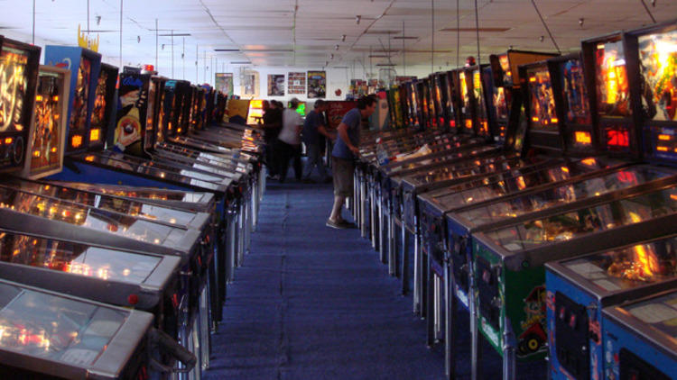 Play at a Machine at the Pinball Hall of Fame in Las Vegas